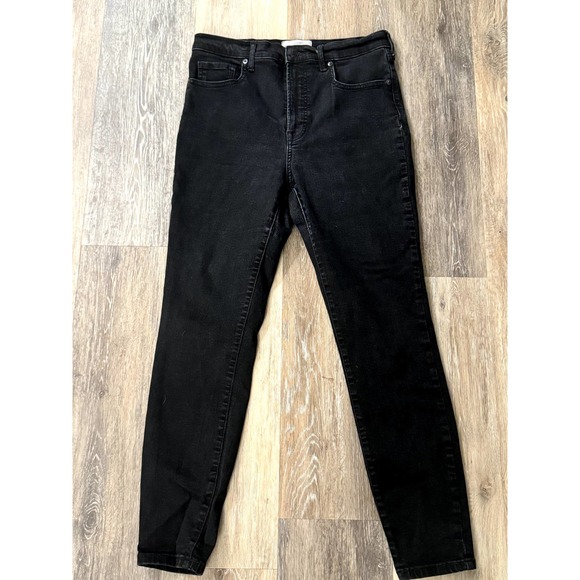 Everlane women's black jeans 31 regular high rise skinny - Picture 1 of 5